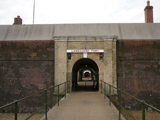Entrance to Landguard Fort, Felixstowe