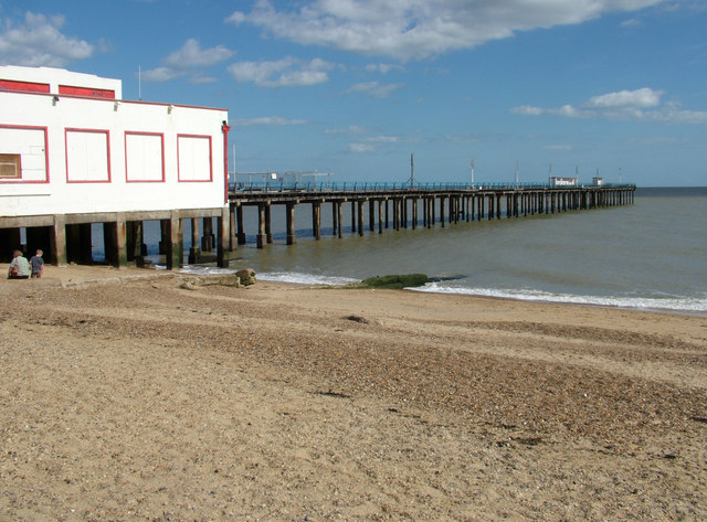 Felixstowe Pier from the beach